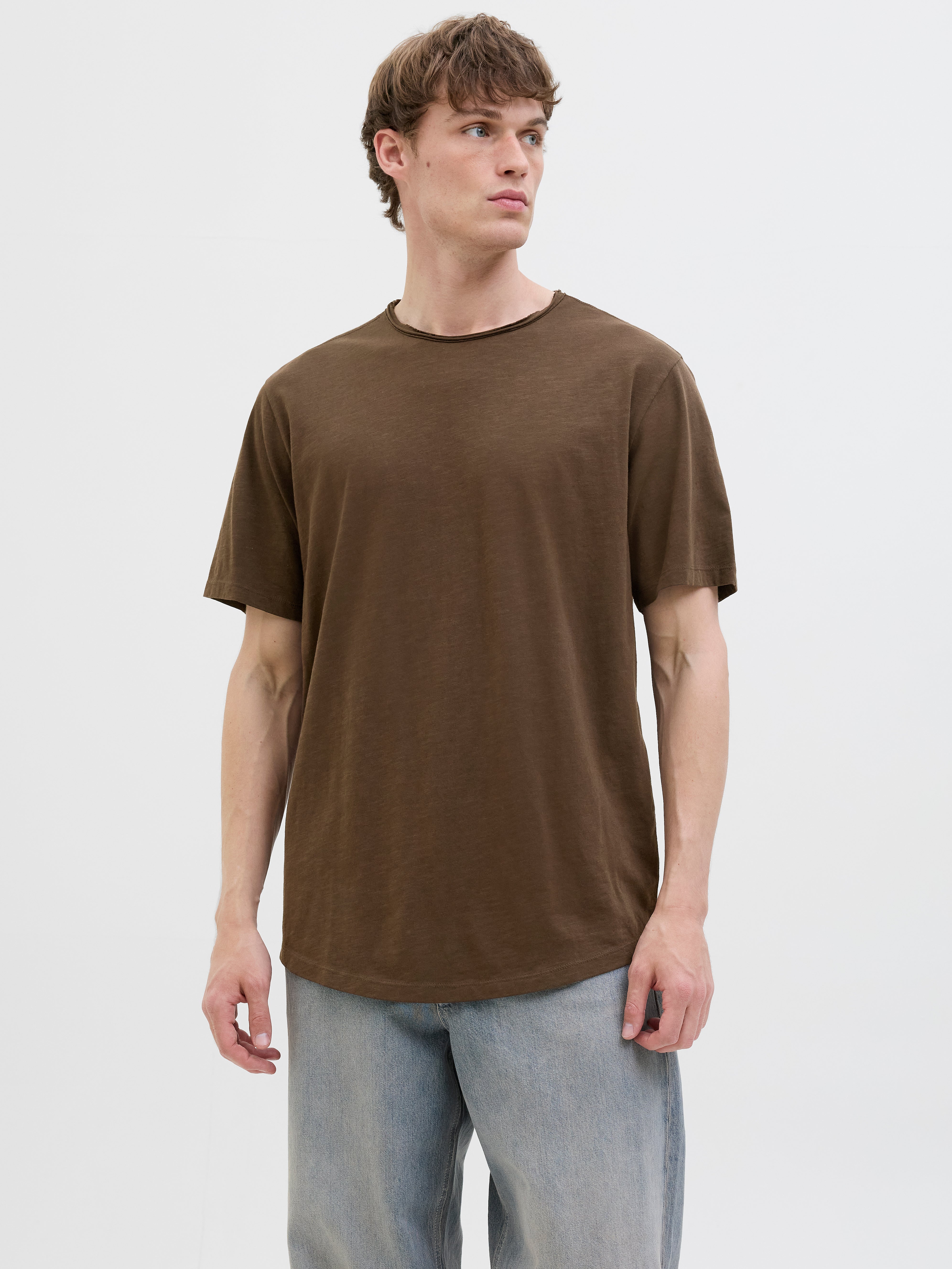 Einfarbig T-shirt