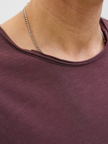 Jack & Jones Vienkrāsains T-krekls -Plum Perfect - 12182498