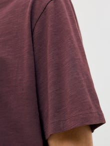 Jack & Jones Vienkrāsains T-krekls -Plum Perfect - 12182498