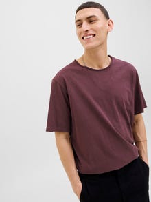 Jack & Jones Vienkrāsains T-krekls -Plum Perfect - 12182498