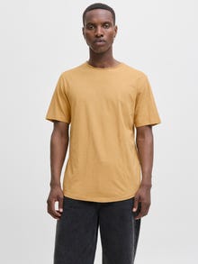 Jack & Jones Enfärgat T-shirt -Curry - 12182498