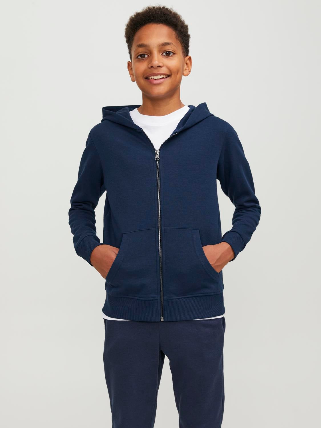 Jack and jones sales zip hoodie