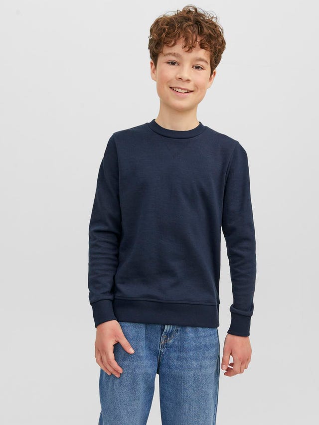 Jack & Jones Einfarbig Sweatshirt mit Rundhals Für jungs - 12182520
