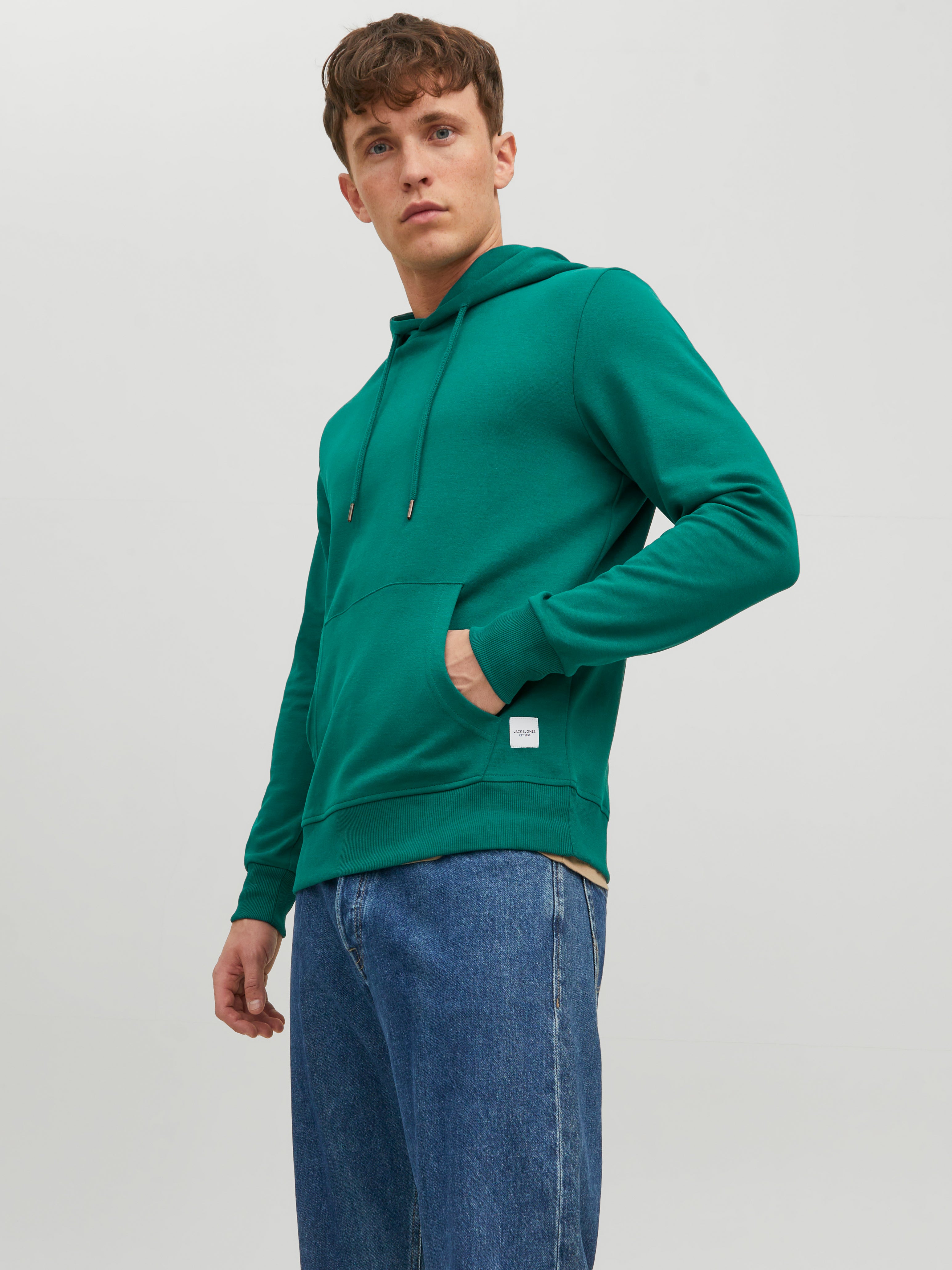 Plain Hoodie | Dark Green | Jack u0026 Jones®