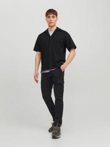 Jack & Jones Slim Fit „Cargo“ stiliaus kelnės -Black - 12182538