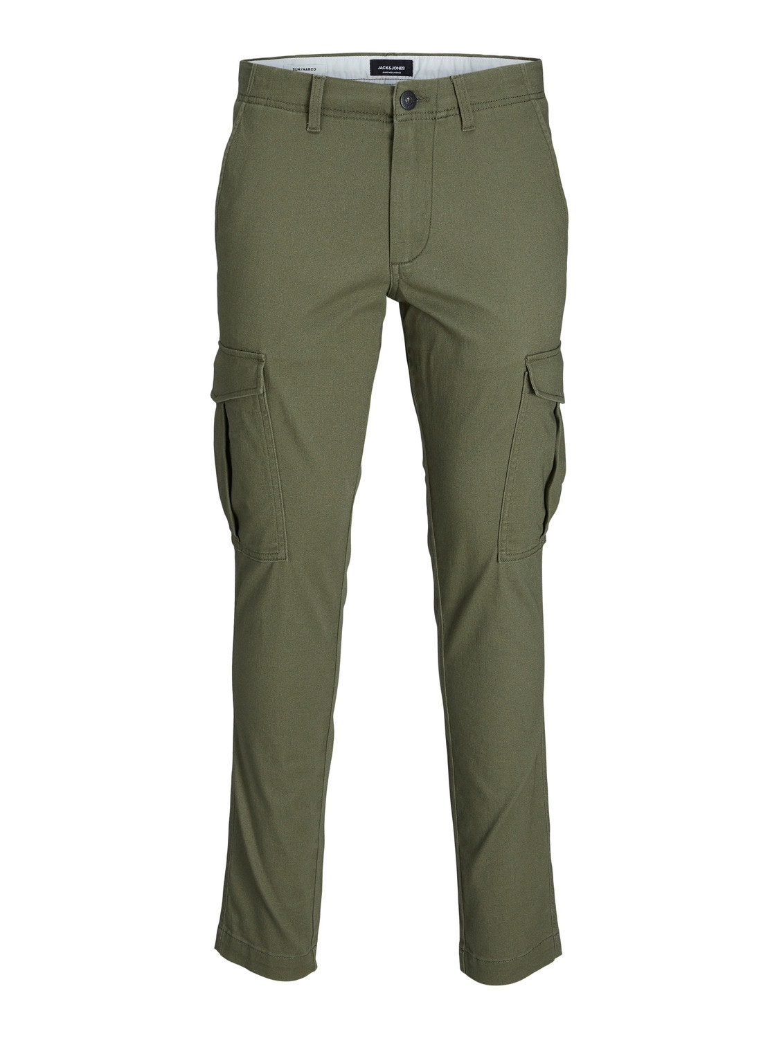 Jack & Jones Παντελόνι Slim Fit Cargo -Deep Lichen Green - 12182538