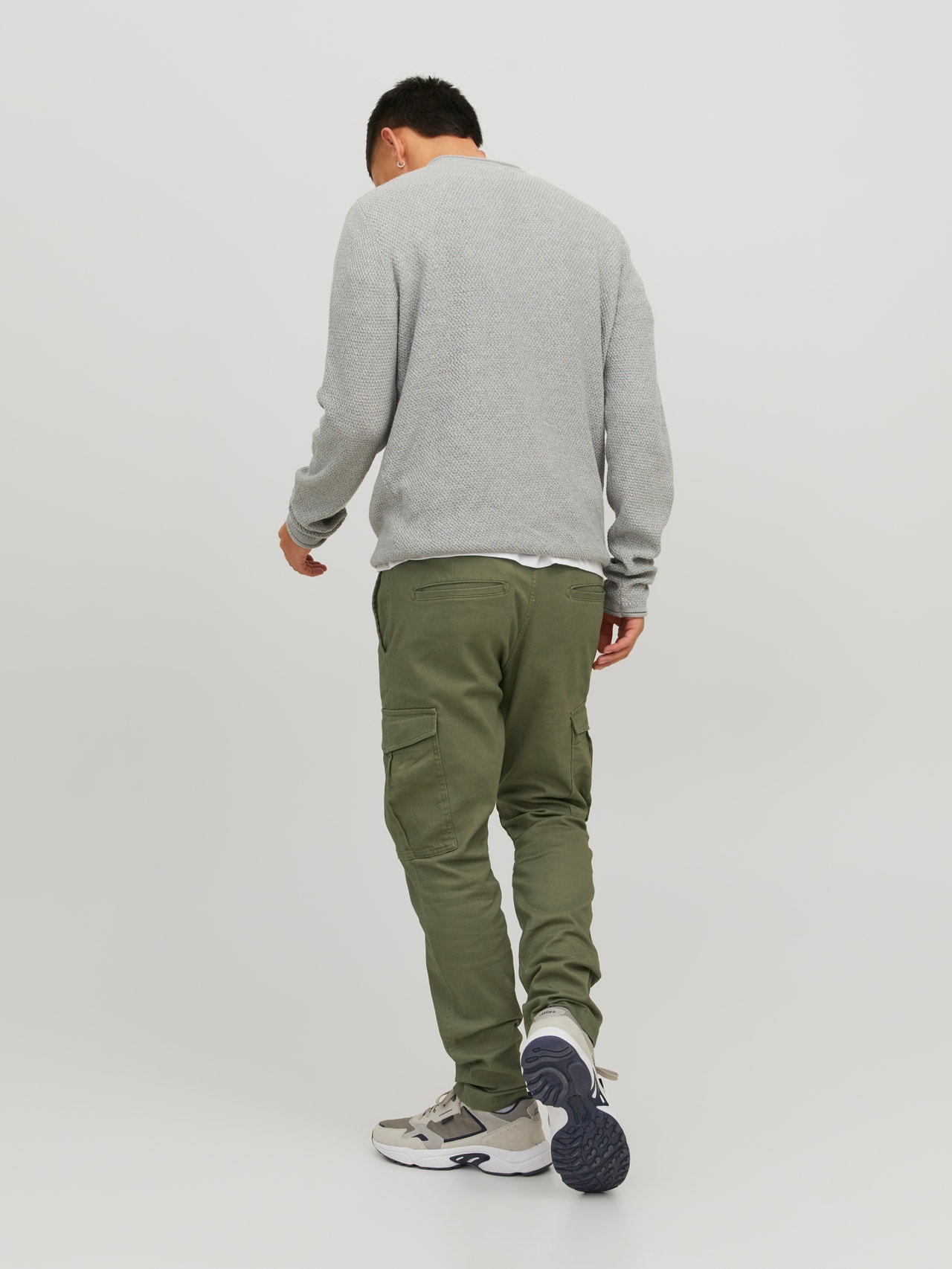 Jack & Jones Παντελόνι Slim Fit Cargo -Deep Lichen Green - 12182538