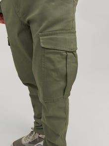 Jack & Jones Slim Fit „Cargo“ stiliaus kelnės -Deep Lichen Green - 12182538
