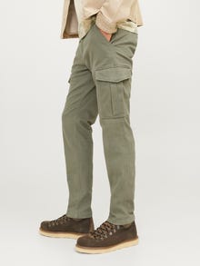 Jack & Jones Παντελόνι Slim Fit Cargo -Dusty Olive - 12182538