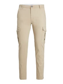Jack & Jones Slim Fit Cargo trousers -Crockery - 12182538