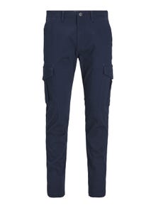 Jack & Jones Slim Fit Cargo kalhoty -Navy Blazer - 12182538