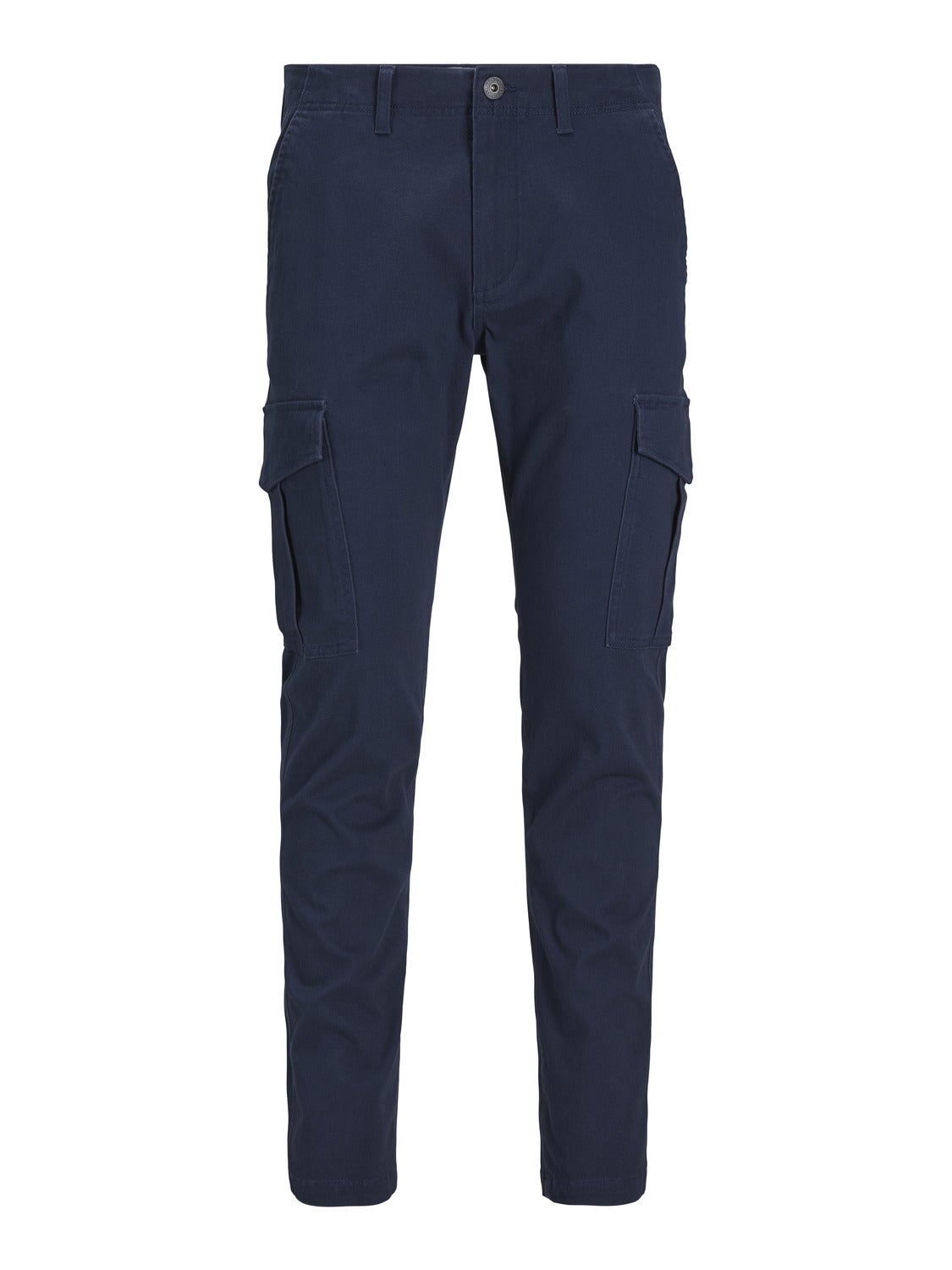 Navy blue slim fit sales cargo pants