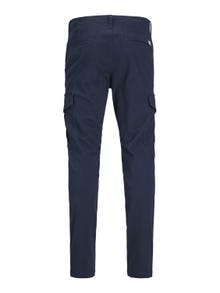 Jack & Jones Slim Fit „Cargo“ stiliaus kelnės -Navy Blazer - 12182538