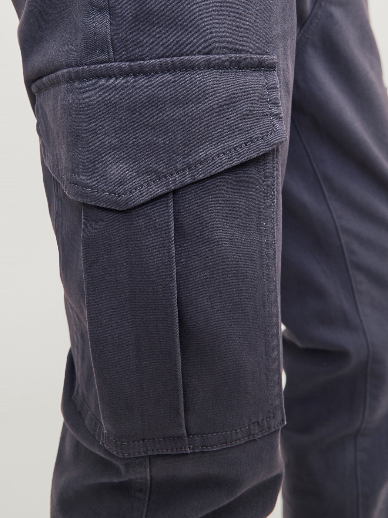 Jack & Jones Slim Fit Cargo kalhoty -India Ink - 12182538