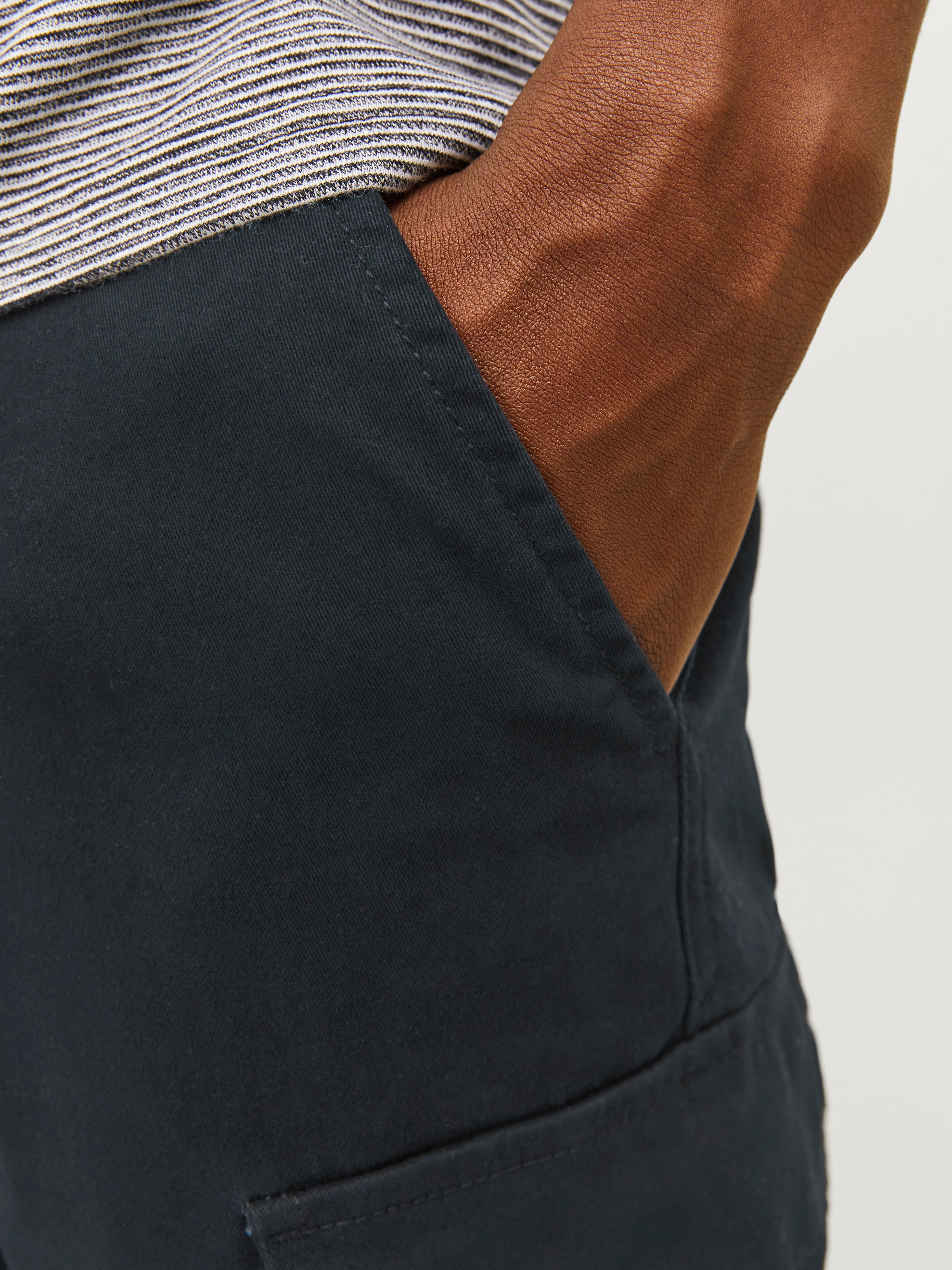 Jack & Jones Regular Fit Cargo šortai -Black - 12182555