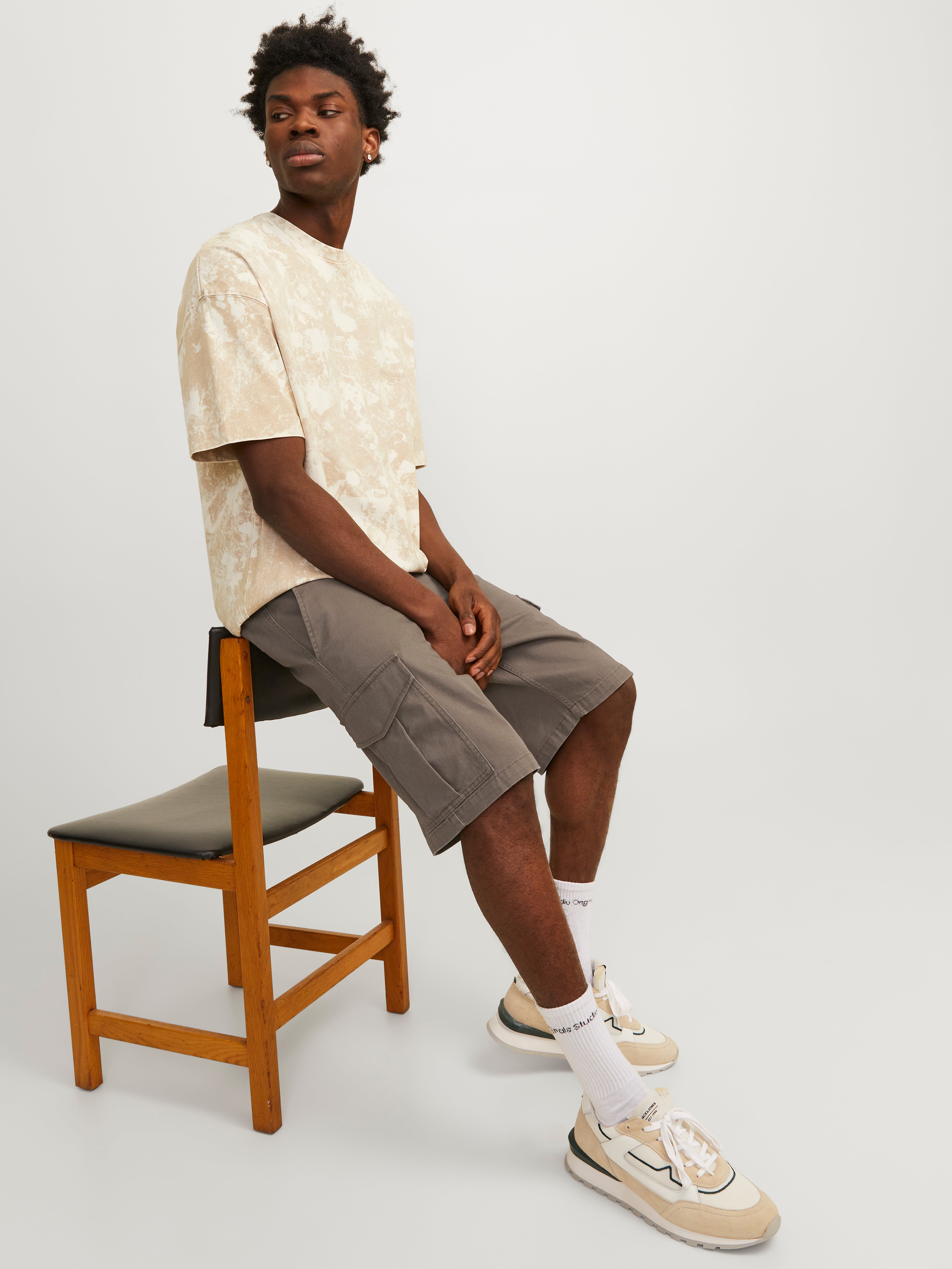 Jack & Jones Regular Fit Cargo shorts -Bungee Cord - 12182555