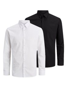 Jack & Jones 2-pack Regular Fit Formeel overhemd -Black - 12182995