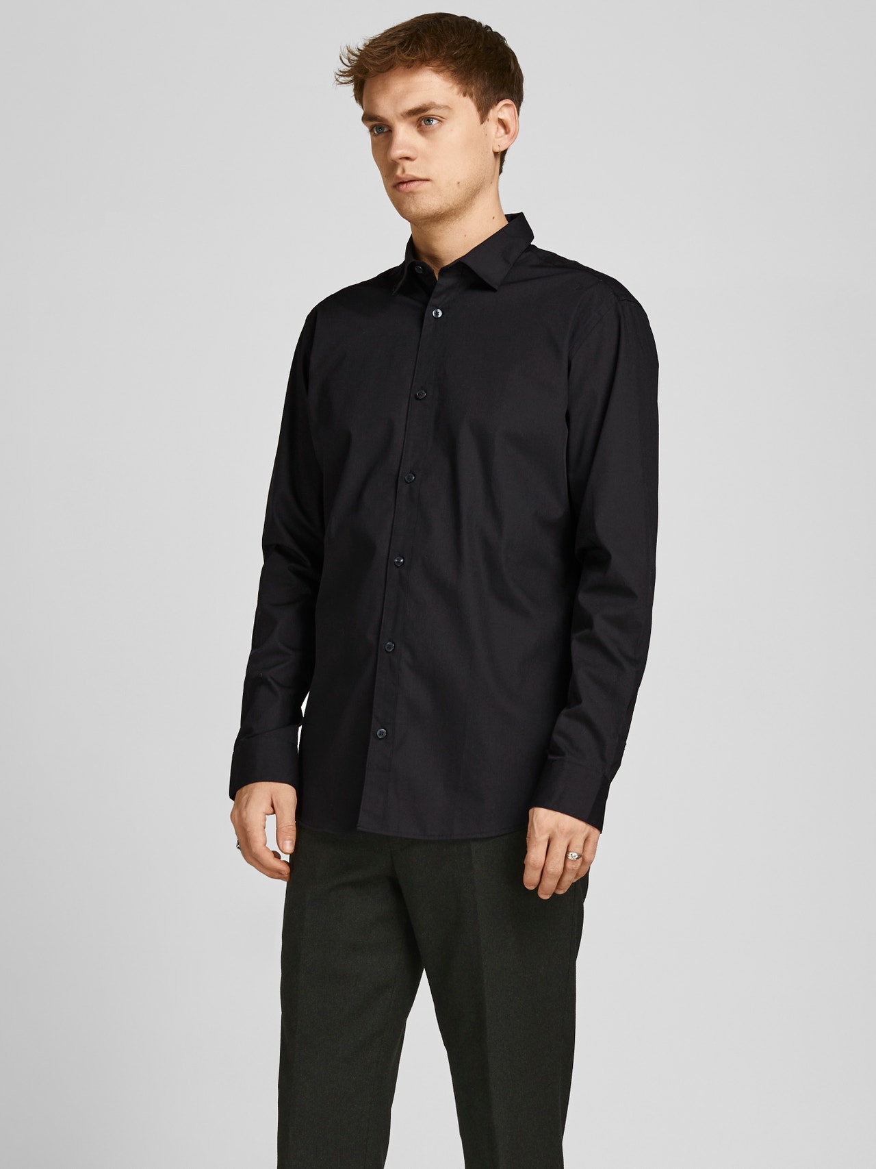 Jack & Jones 2 Regular Fit Dress shirt -Black - 12182995