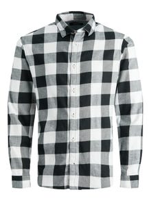 Jack & Jones Checked shirt For boys -Whisper White - 12183050