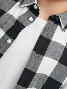 Jack & Jones Checked shirt For boys -Whisper White - 12183050