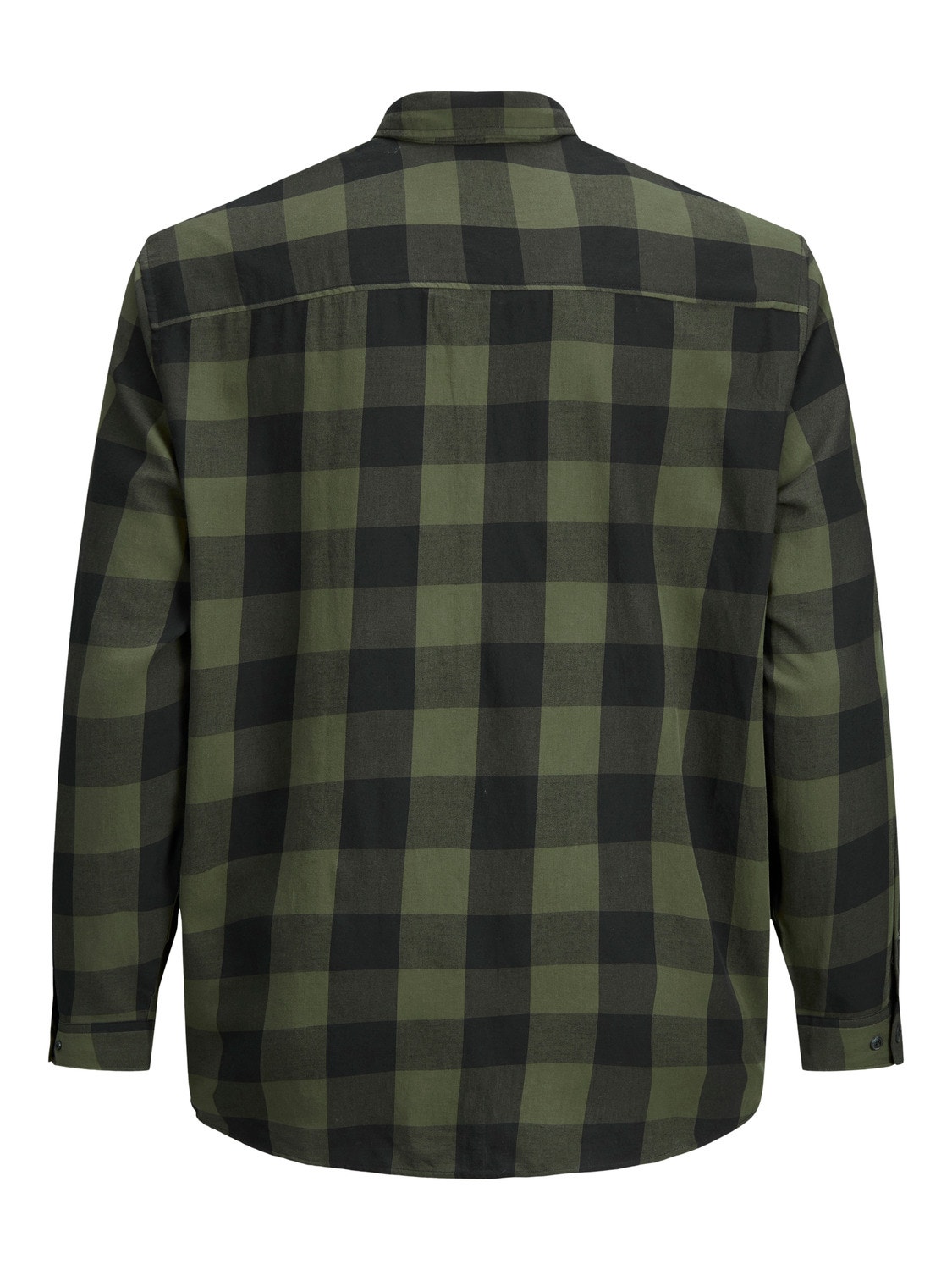 Jack & Jones Plus Loose Fit Checked shirt -Dusty Olive - 12183107