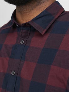Jack & Jones Plus Size Loose Fit Rutete skjorte -Port Royale - 12183107