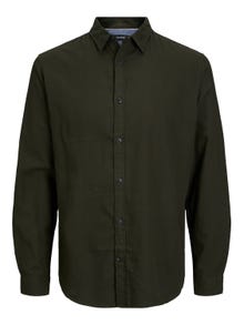 Jack & Jones Plus Size Camisa de Xadrez Loose Fit -Rosin - 12183107