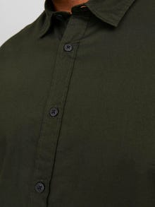Jack & Jones Plus Size Camisa de Xadrez Loose Fit -Rosin - 12183107