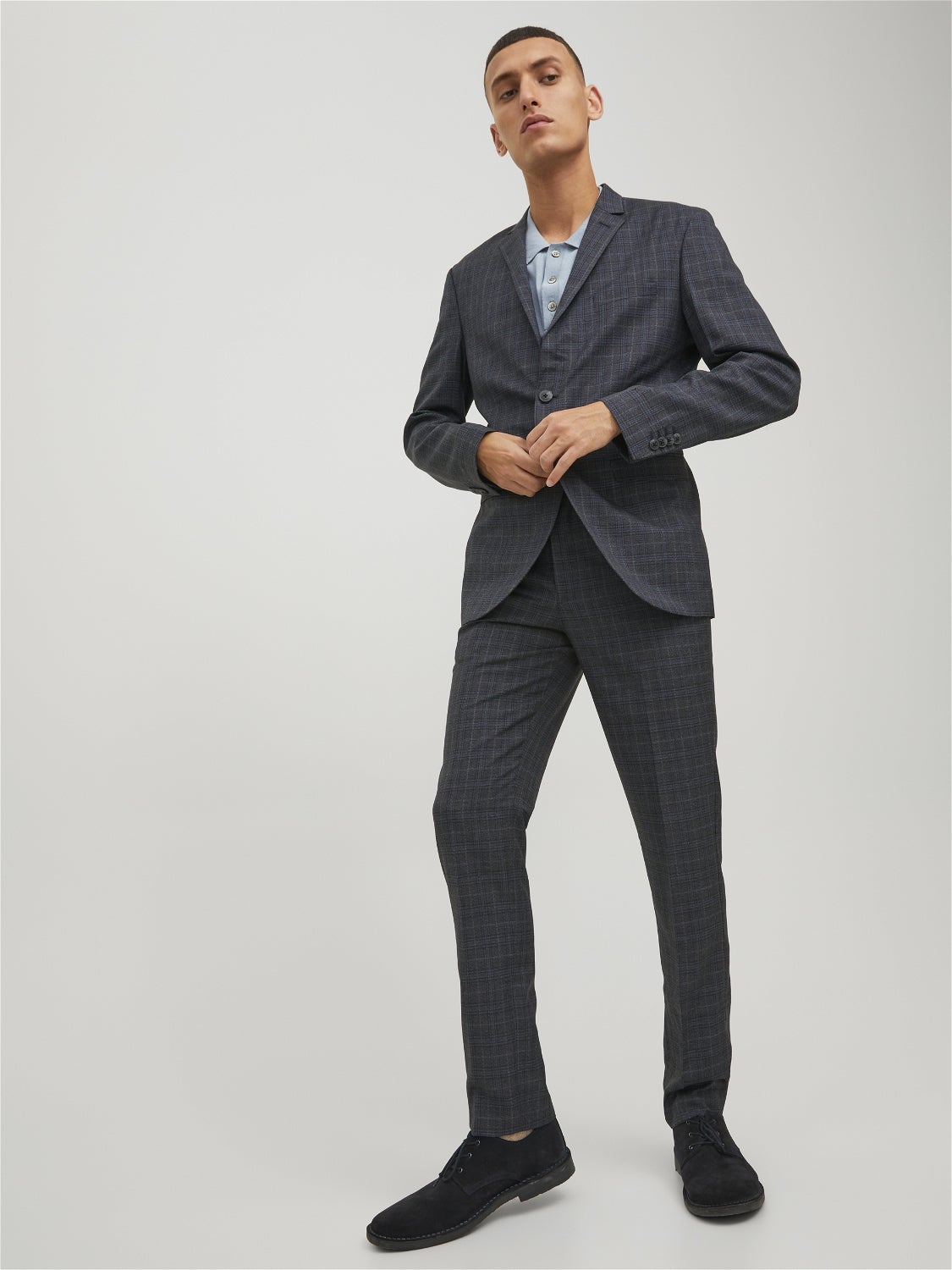 slim cut suit pants