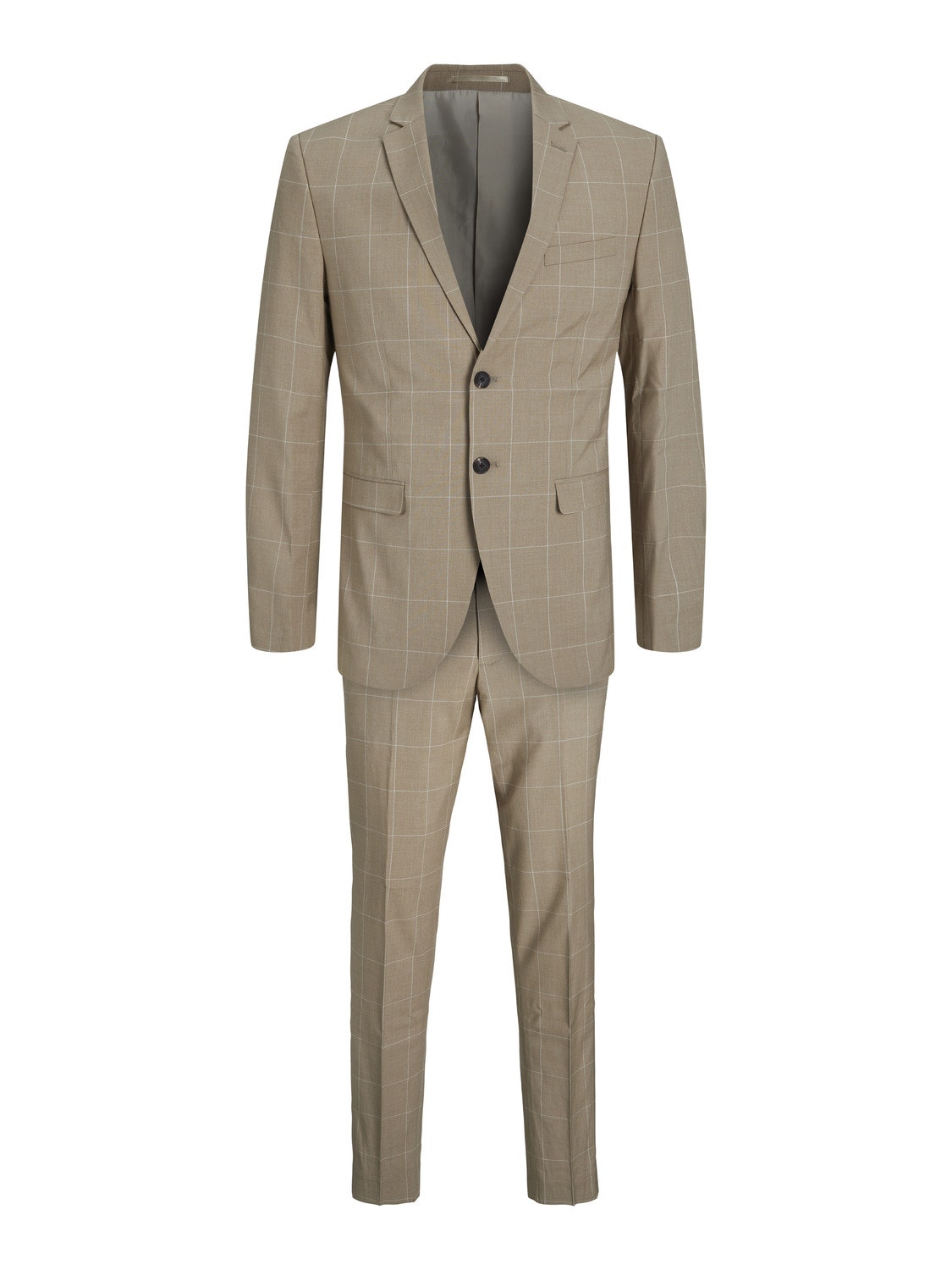 Jack & Jones JPRFRANCO Super Slim Fit Anzug -Curds & Whey - 12183530