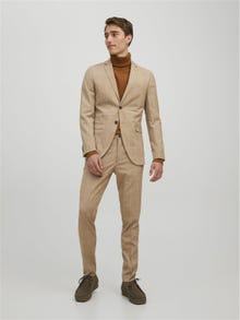Jack & Jones JPRFRANCO Super Slim Fit Kostym -Curds & Whey - 12183530