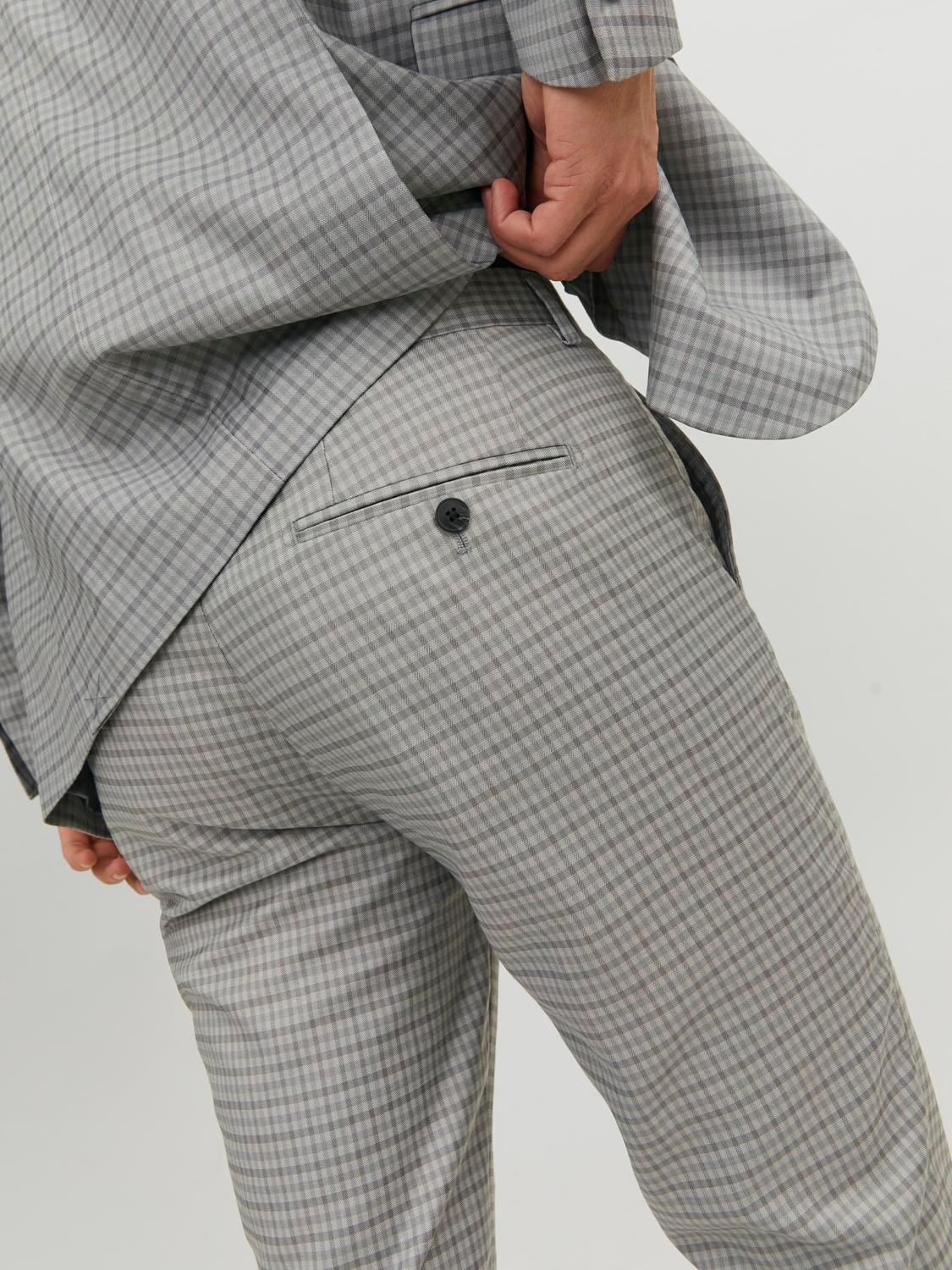Jack & Jones JPRFRANCO Costumes Super Slim Fit -Light Grey Melange - 12183530