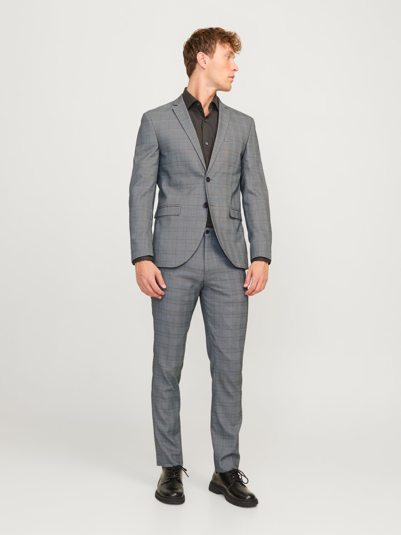 Completo Uomo Slim Fit 2 Bottoni | Blazer E Pantaloni Per Sposo O Lavoro | Abito Elegante Casual - Foto 13