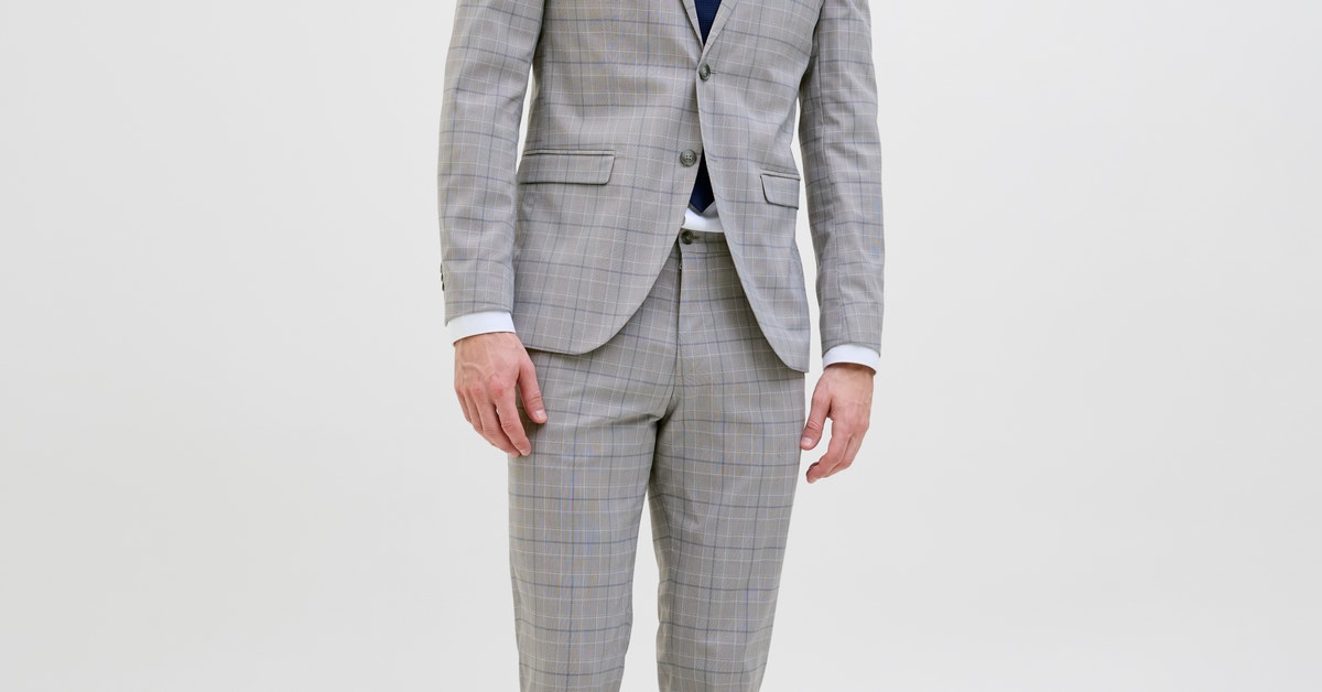 Blazer Pantalon Jack Jones Costume Homme Jack & Jones JPRFRANCO - Blazer Croisé + Pantalon Super Slim Fit - Polyester/Viscose/Élasthanne Costume Homme Noir