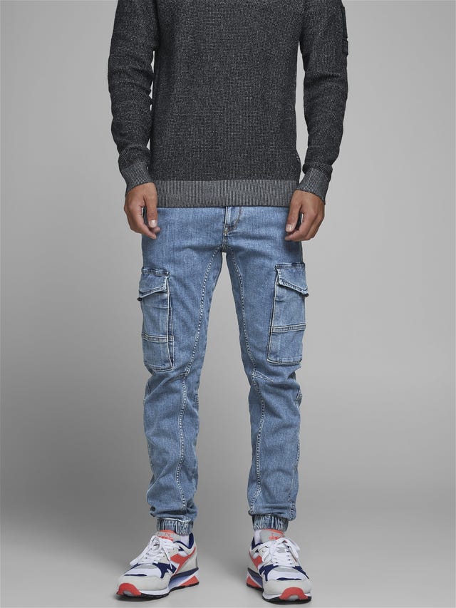 Jack & Jones JJIPAUL JJFLAKE AKM 885 Beinschnitt Skinny verjüngt jeans - 12183613