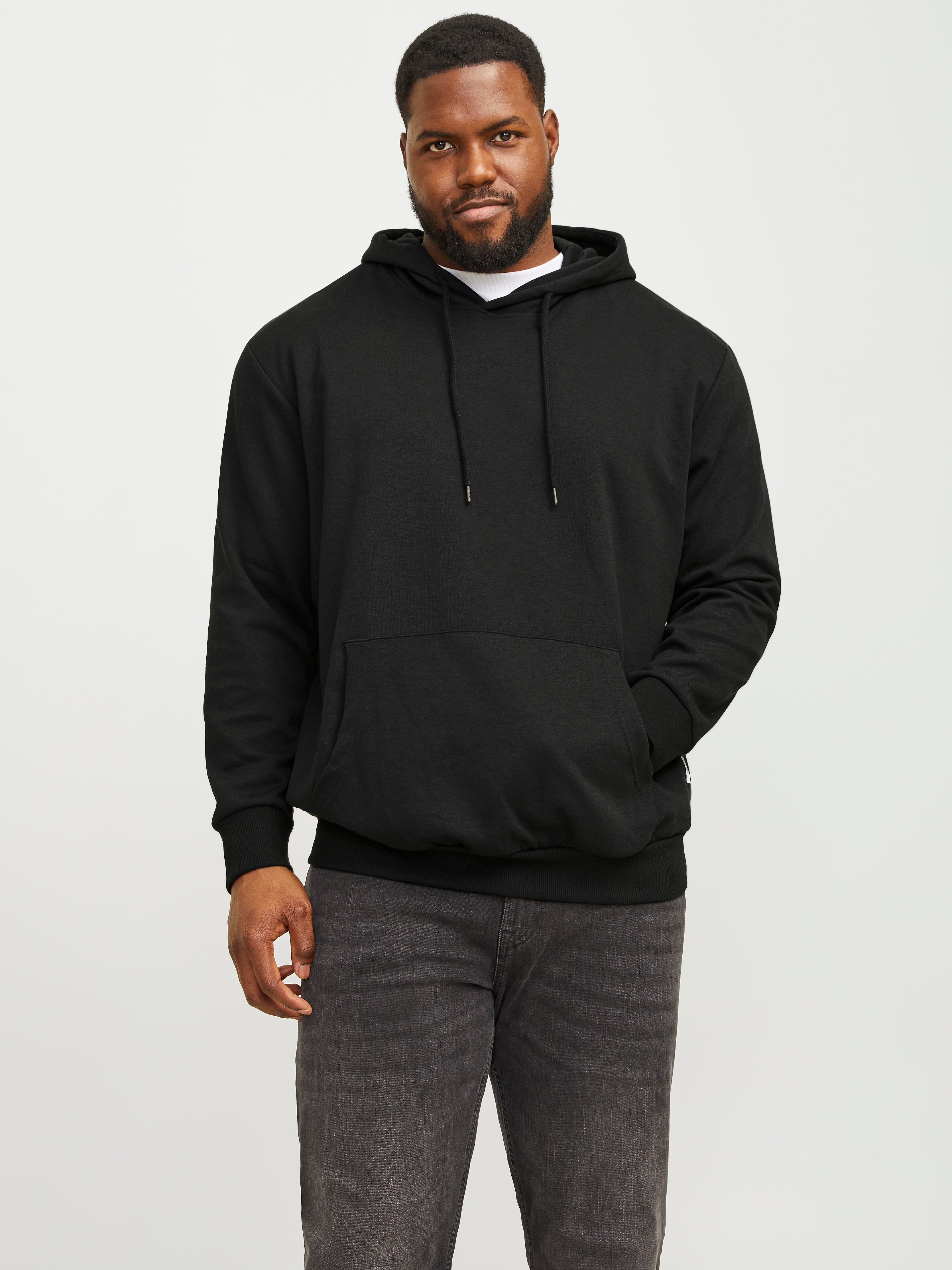 long black hoodie