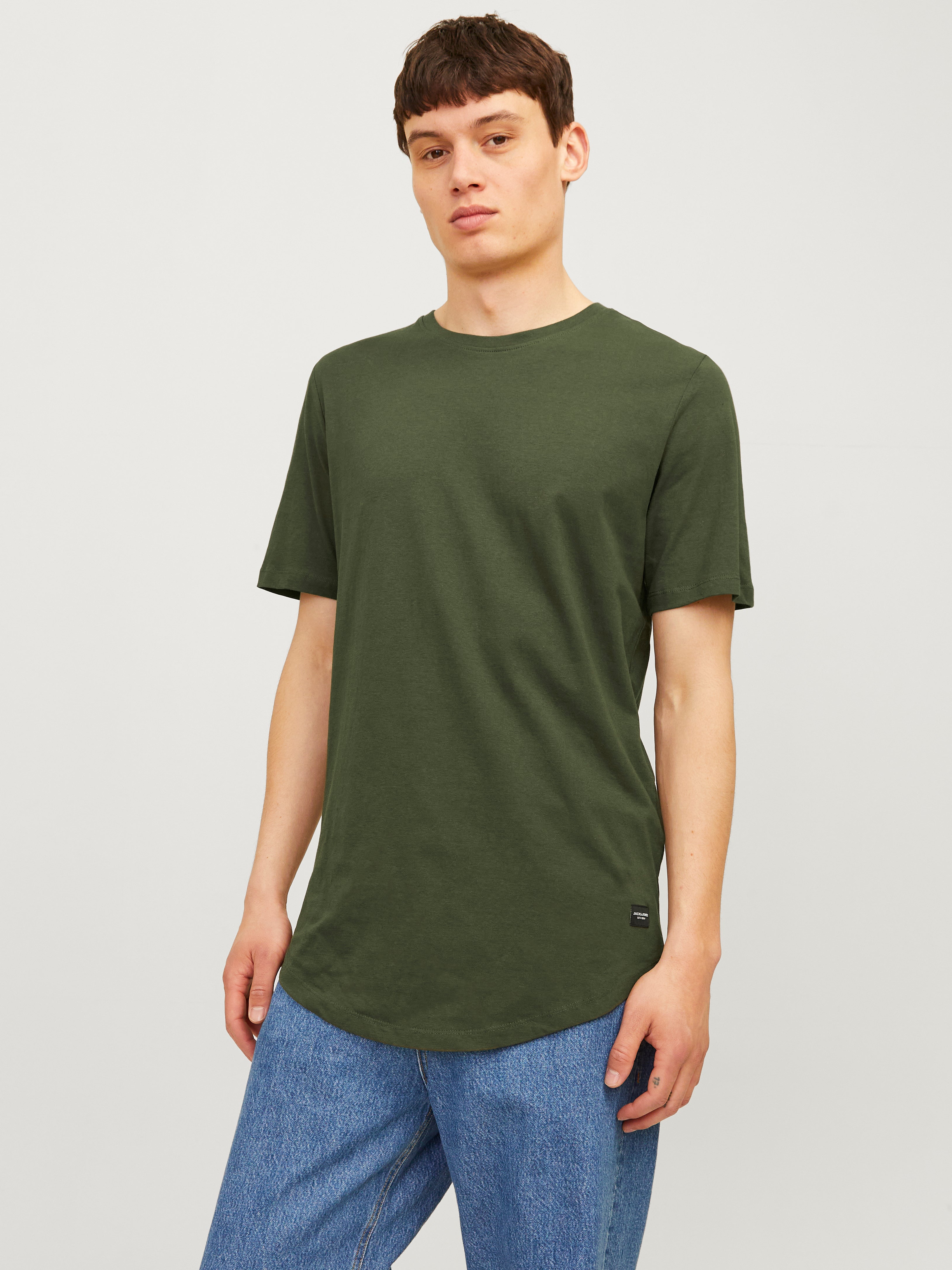 Jack & Jones 5-pack Plain Crew neck T-shirt - 12183653