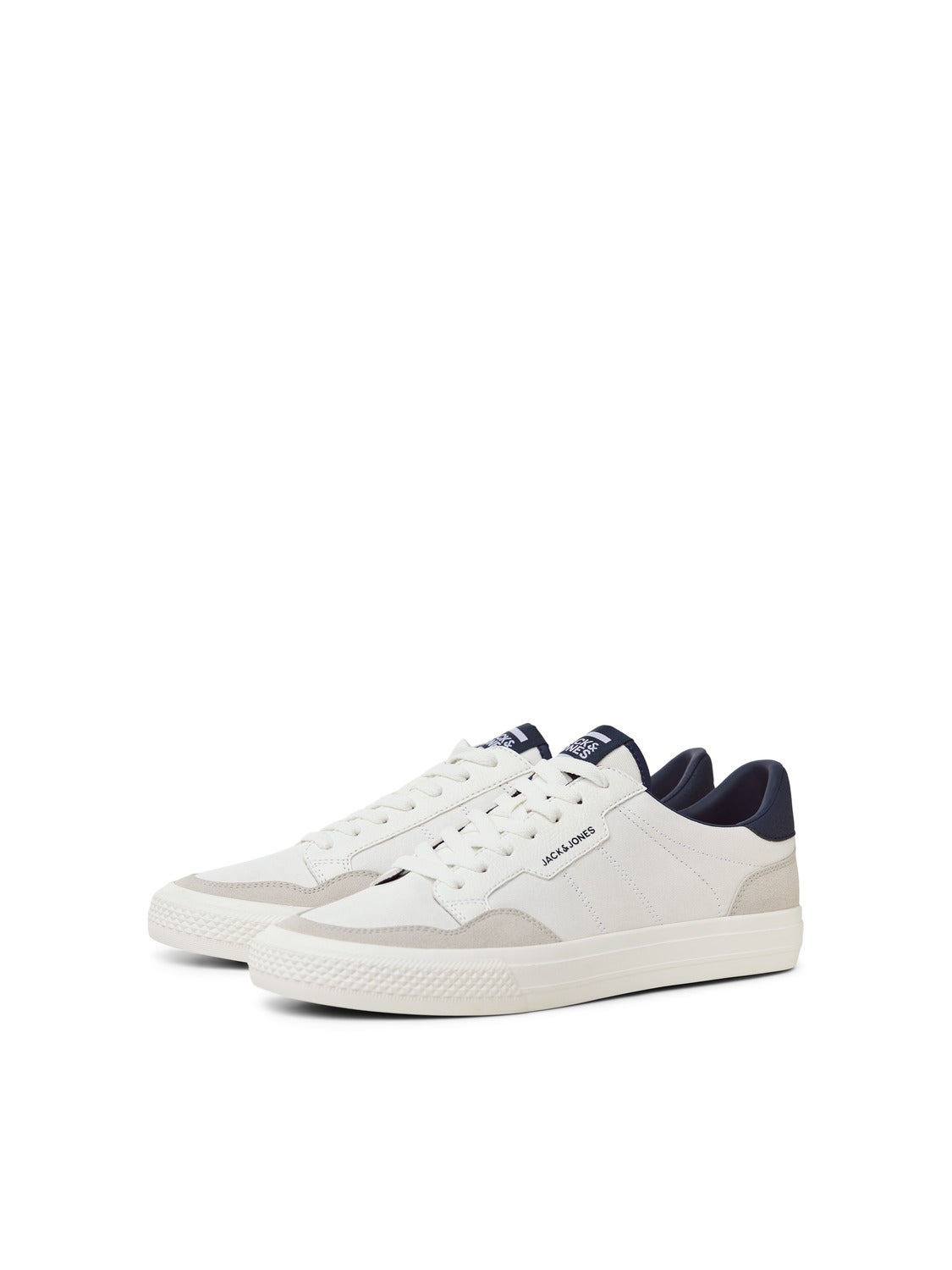 Faux leather logo Sneakers | White 
