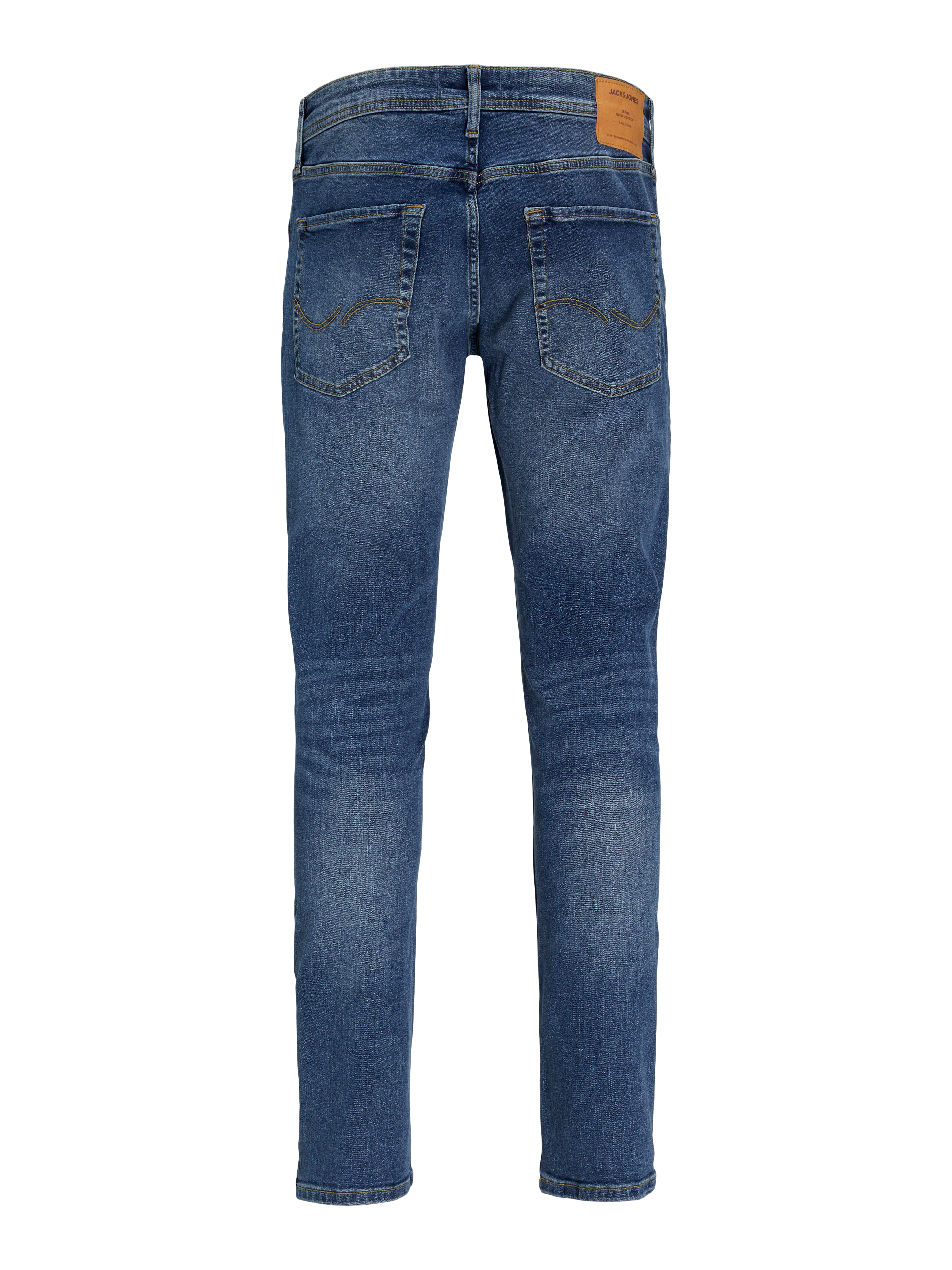 Jack & Jones Herren-Jeans JJiglenn – Blue Denim, Five-Pocket, Mittlere Taille, 38/32