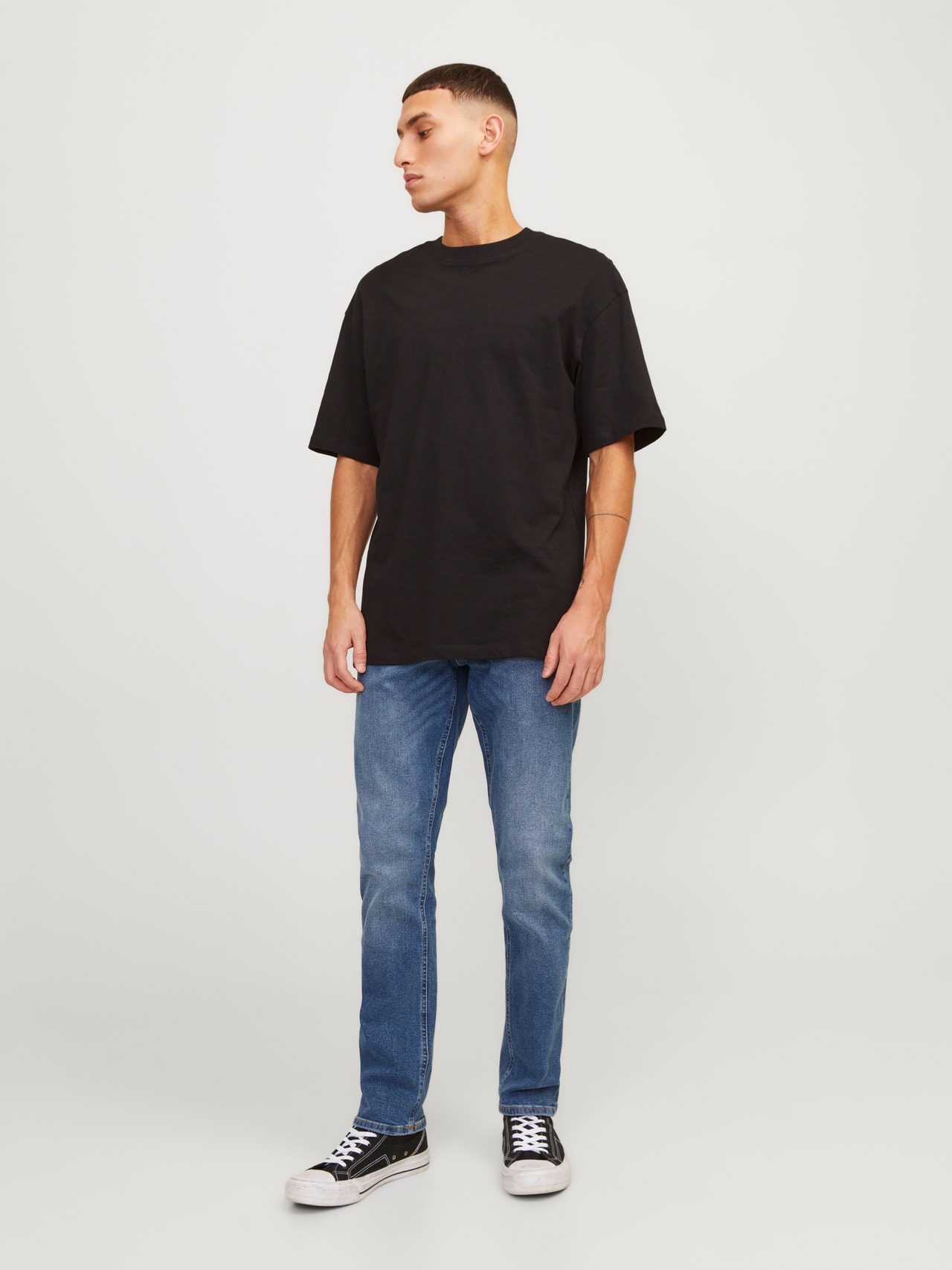 JACK & JONES Jean Homme Jjiglenn Jjoriginal MF Taille Mi-Haute - Confort Et Style Incontournable