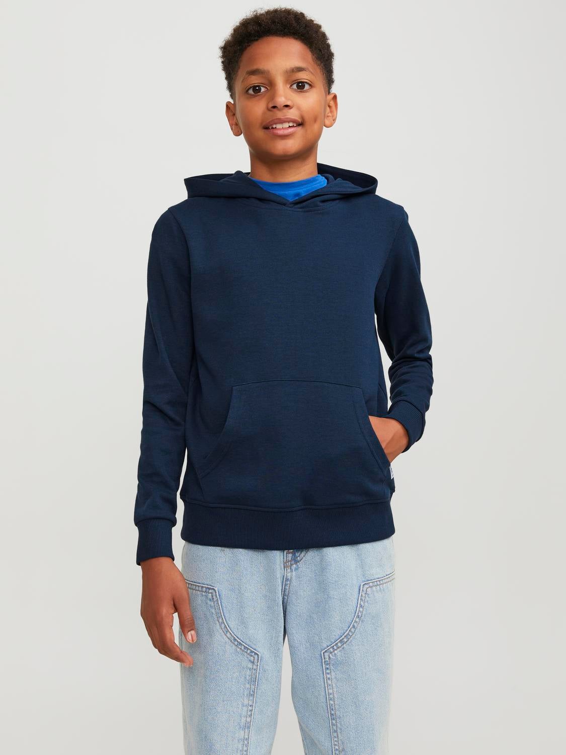 Childrens navy 2025 blue hoodie