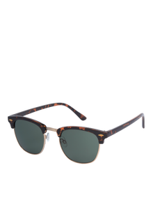Jack & Jones Suorakaiteen muotoiset aurinkolasit -Black Coffee - 12184899