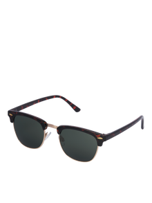 Jack & Jones Suorakaiteen muotoiset aurinkolasit -Black Coffee - 12184899