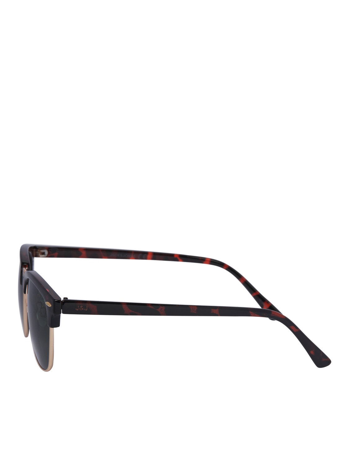 Jack & Jones Πλαστικό Ορθογώνια γυαλιά ηλίου -Black Coffee - 12184899