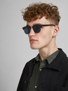 Jack & Jones Rektangulære solbriller -Jet Black - 12184899