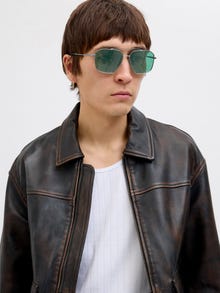 Jack & Jones Stačiakampio formos akiniai nuo saulės -Silver - 12184899