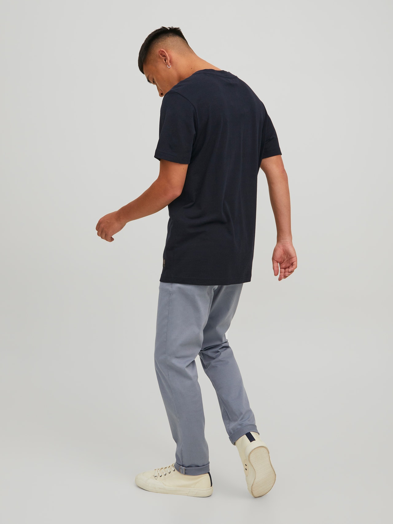 Jack & Jones Slim Fit Plátěné kalhoty Chino -Ultimate Grey - 12184901