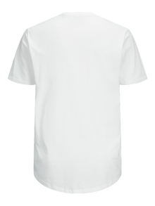 Jack & Jones Plus Size T-shirt -White - 12184933