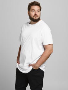 Jack & Jones Plus Size T-shirt -White - 12184933