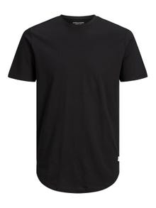 Jack & Jones Plus Size Plain T-shirt -Black - 12184933